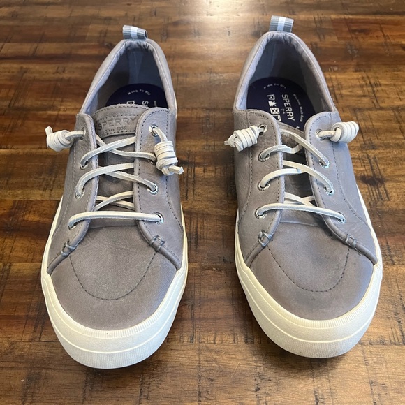 Sperry Crest Vibe Washable Leather Sneaker - Size 9 - Picture 2 of 7
